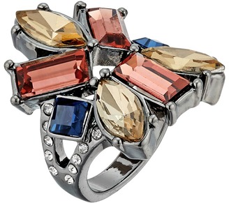 GUESS Clustered Multi Stone Ring