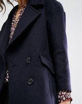 Thumbnail for your product : Maison Scotch Boxy Fit Jacket With Removable Faux Fur Collar