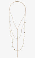 Thumbnail for your product : Express Nested Mixed Metal Lariat Necklace