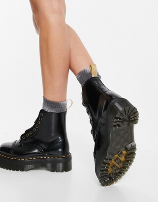Dr. Martens Vegan Sinclair boots in black - ShopStyle