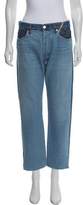 Thumbnail for your product : Atelier Jean High-Rise Straight-Leg Jeans w/ Tags blue Jean High-Rise Straight-Leg Jeans w/ Tags