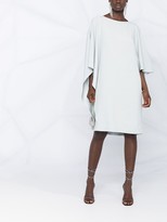 Thumbnail for your product : Alberta Ferretti Long Draped Sleeves Dress