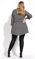 Thumbnail for your product : City Chic Citychic Double Button Tunic - black