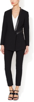Thumbnail for your product : Robert Rodriguez Leather Contrast Pant