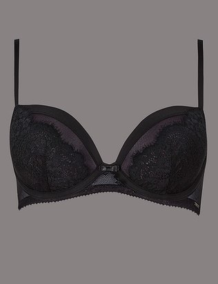 Marks and Spencer Dentelle Lace Padded Balcony Bra A-E