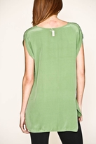 Thumbnail for your product : Gypsy 05 Silk Zip Tunic in Green