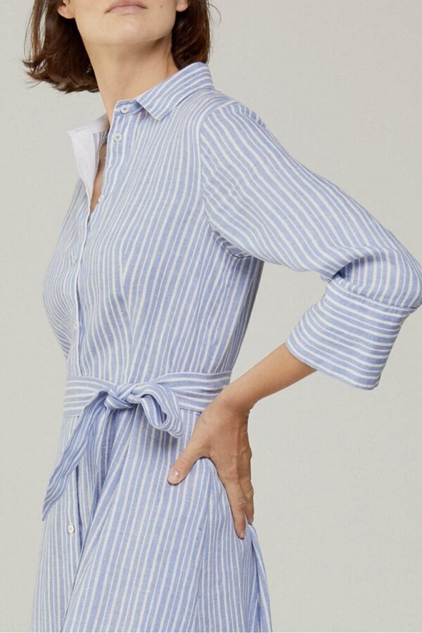 Stripe Linen Shirt Dress | Shop The Largest Collection | ShopStyle