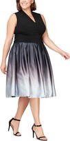 Thumbnail for your product : SL Fashions Plus Size Sleeveless Ruched-Waist Dress