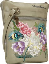 Thumbnail for your product : Anuschka Two Sided Zip Travel Organizer 493 (Regal Peacock) Cross Body Handbags