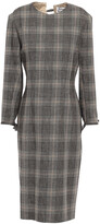 Thumbnail for your product : Acne Studios Prince Of Wales Checked Wool And Cotton-blend Dress