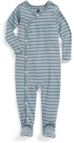 Thumbnail for your product : Tea Collection 'Argan Stripe' Cotton One-Piece (Baby Boys)