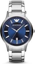 Thumbnail for your product : Emporio Armani AR2477 Stainless Steel Blue Dial Bracelet Gents Watch