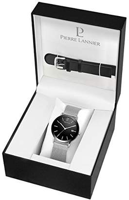 Pierre Lannier 372A138 Coffret - Wristwatch Men's, Stainless Steel, Band Colour: Silver