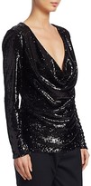 Thumbnail for your product : Ramy Brook Ash Sequin Ruch Top