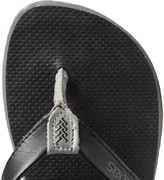 Thumbnail for your product : Havaianas Rubber and Leather Flip Flops