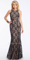 Thumbnail for your product : Camille La Vie Two Tone Lace Illusion Dress