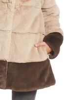 Thumbnail for your product : Rachel Roy Colorblock Panel Faux Fur Jacket