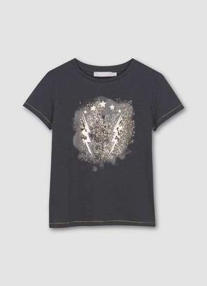 Mint Velvet Charcoal Rock & Roll T-Shirt