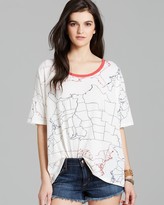Thumbnail for your product : Alternative Apparel Alternative Tee - United States Map Perfect Boxy