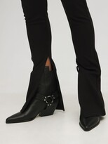 Thumbnail for your product : Sergio Rossi 45mm Sr Janye Leather Ankle Boots