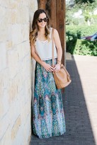 Thumbnail for your product : Shabby Apple Mosaic Maxi Skirt Blue
