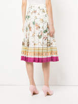 Thumbnail for your product : Muveil zodiac-print midi skirt