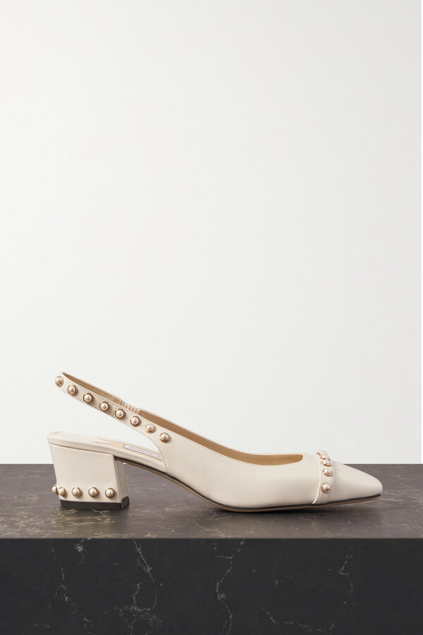 slingback white