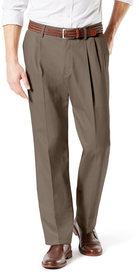 dockers big and tall pants d3 classic fit signature khaki pleated
