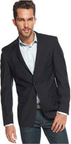Thumbnail for your product : DKNY Sport Coat Black and Navy Check Slim Fit