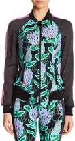 Thumbnail for your product : Trina Turk Floral Front Zip Bomber Jacket