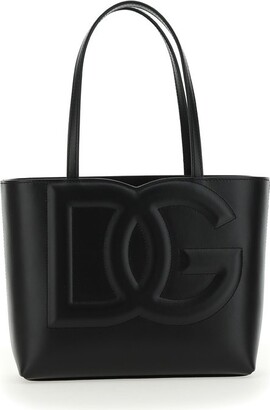 Dolce & Gabbana Logo Embossed Small Tote Bag