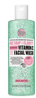 Soap & Glory Soap & GloryTM Face Soap and ClarityTM 3-in-1 Daily Detox Vitamin C Facial Wash 350ml
