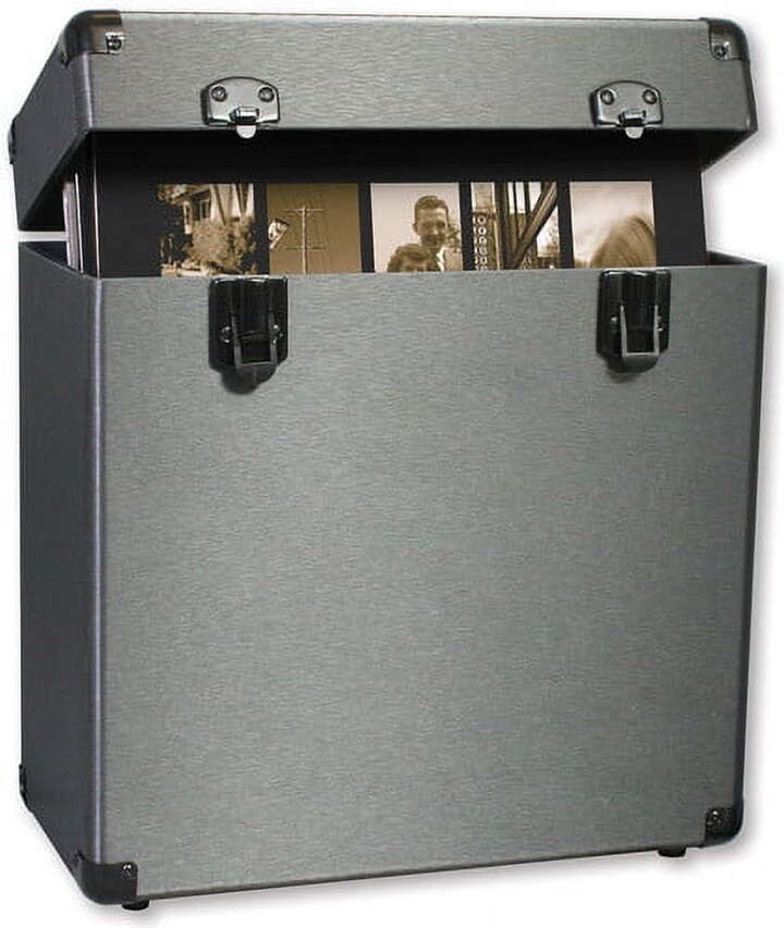 Vinyl Styl Groove Vinyl Record Carry Case Graphit - Vinyl Styl® Groove 12 Inch Vinyl Record Travel Carrying Case (Graphite) - Accessories