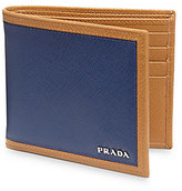 Thumbnail for your product : Prada Saffiano Frame Billfold Wallet