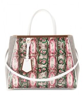 Thumbnail for your product : Fendi 2JOURS SNAKESKIN MIXED MEDIA TOTE