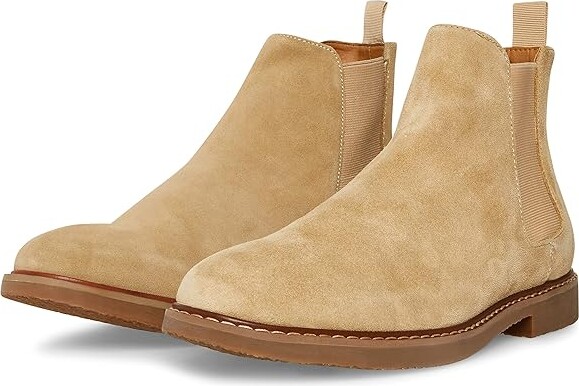 HOT Sand Suede Steve Madden Suede Chelsea Boots Mens