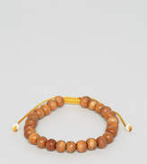 Thumbnail for your product : Reclaimed Vintage Inspired Bracelet In Wood Beads