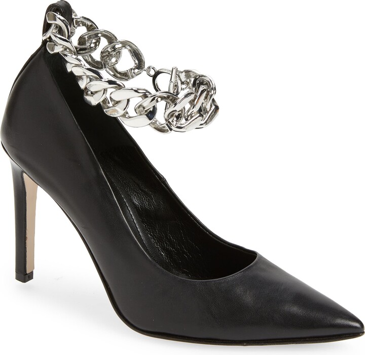 BEAUTIISOLES Justine Chain Ankle Strap Pump ShopStyle