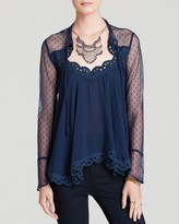 Thumbnail for your product : Free People Blouse - Black Magic Cutout