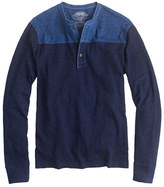 Thumbnail for your product : J.Crew Wallace & Barnes colorblock indigo henley