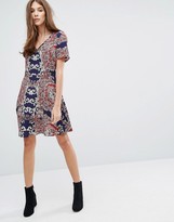 Thumbnail for your product : Oasis Paisley Print Skater Dress