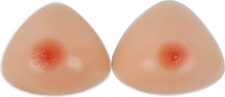 Vollence One Pair C Cup Triangle Silicone Breast Forms Fake Boobs For Mastectomy Prosthesis Crossdressers Transgender Bra Enhancer Inserts In | Whizz Pads & Enhancers