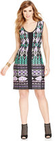 Thumbnail for your product : Love Squared Plus Size Printed Bodycon Dress