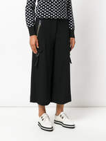 Thumbnail for your product : Versus cropped wide-leg trousers