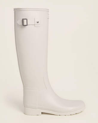 Hunter Clatter Grey Original Refined Tall Rain Boots - ShopStyle