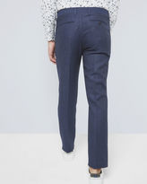 Thumbnail for your product : Ted Baker Cotton and linenblend suit pants
