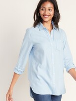 Thumbnail for your product : Old Navy Patterned Flannel Tunic Shirt for Women