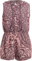 Thumbnail for your product : Zimmermann Kids Writer Hooded Playsuit
