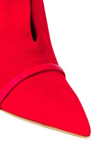 Thumbnail for your product : Malone Souliers Coram Leather-trimmed Suede Ankle Boots