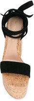 Thumbnail for your product : Gianvito Rossi Platform Ankle-Wrap Sandals